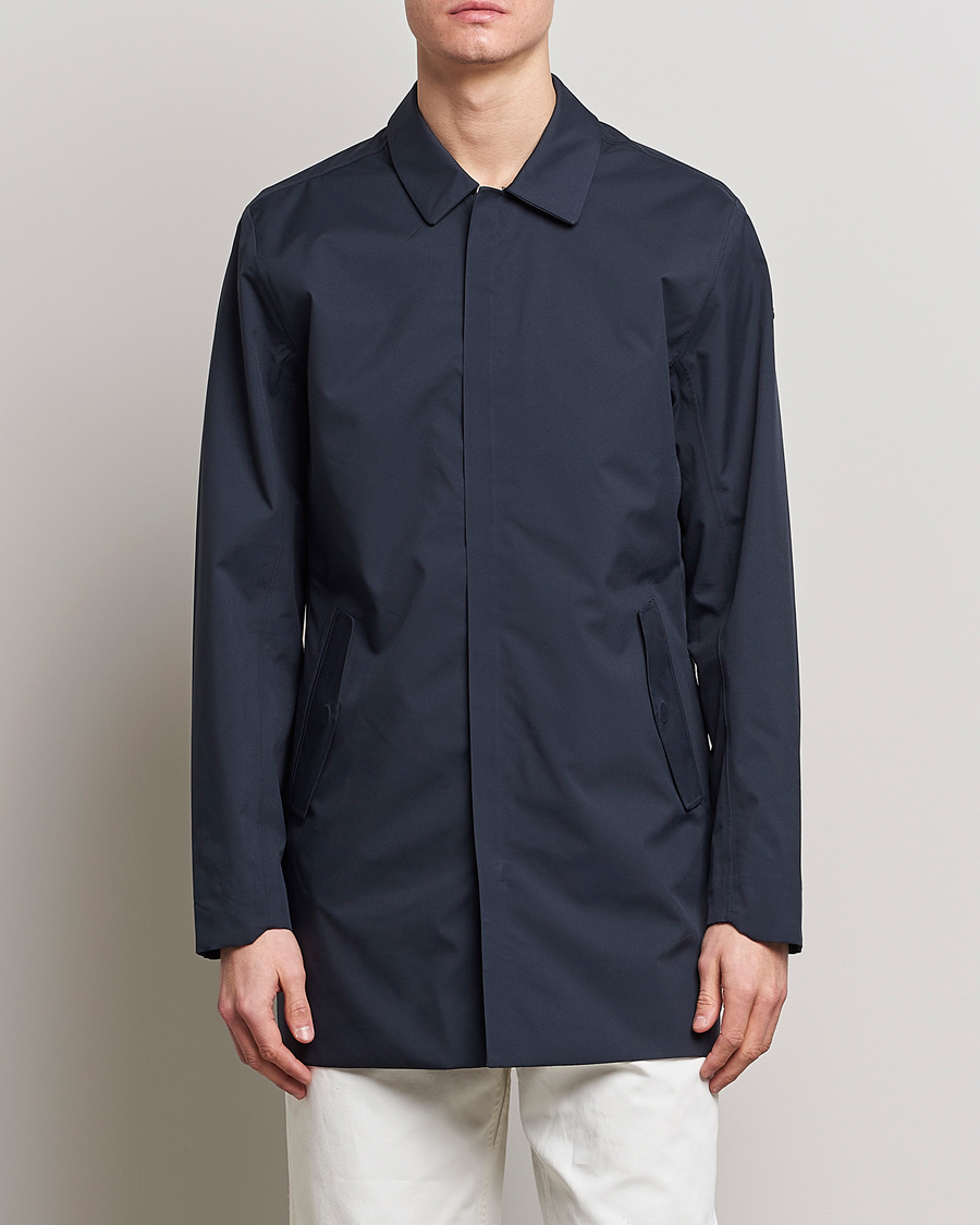 Herr | Höstjackor | Scandinavian Edition | Key Waterproof Coat Midnight Blue