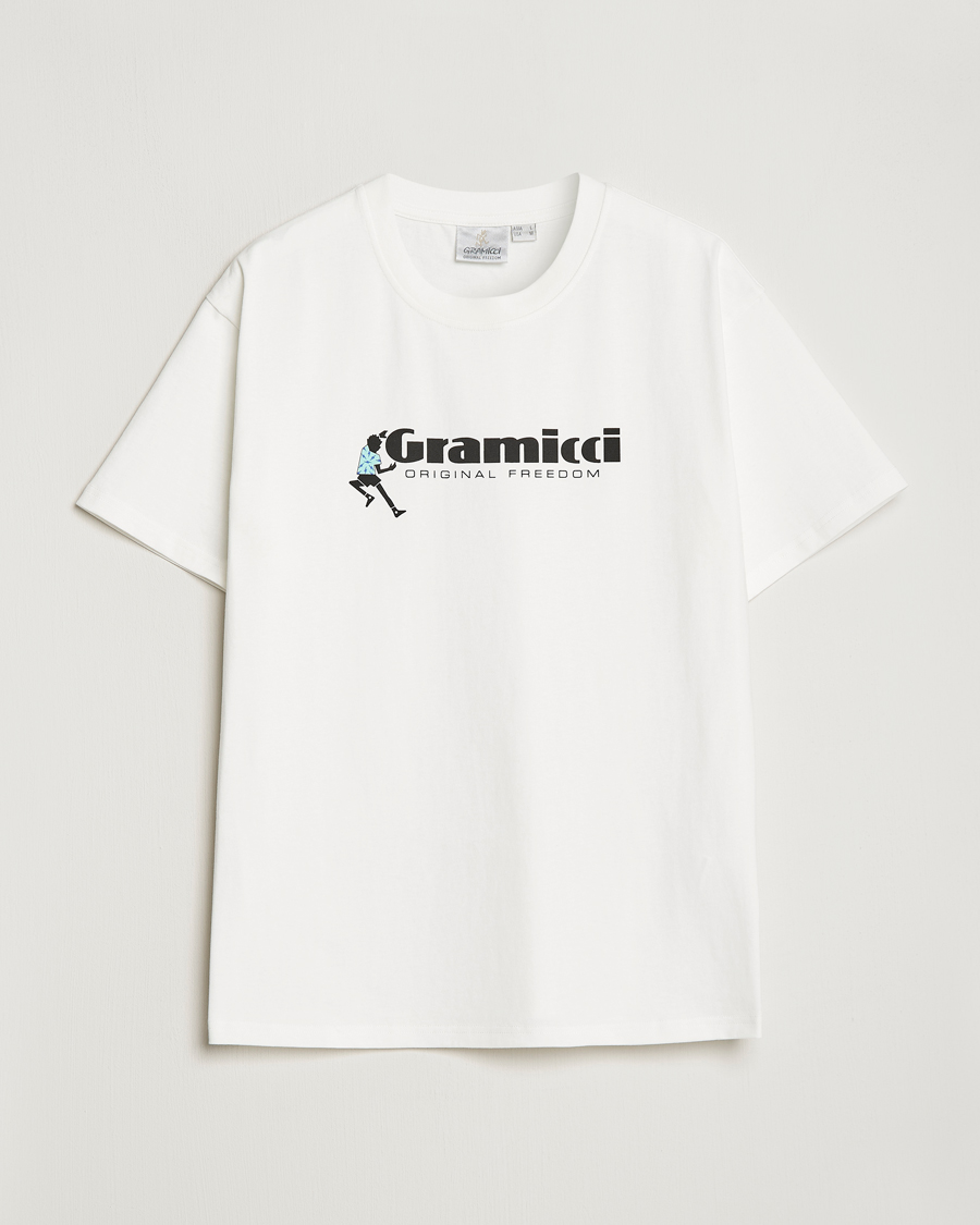 Herr | T-Shirts | Gramicci | Organic Cotton Dancing Man T-Shirt White