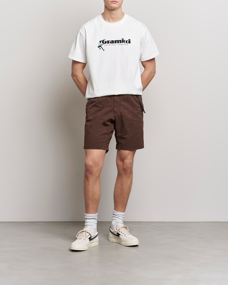 Herr | T-Shirts | Gramicci | Organic Cotton Dancing Man T-Shirt White