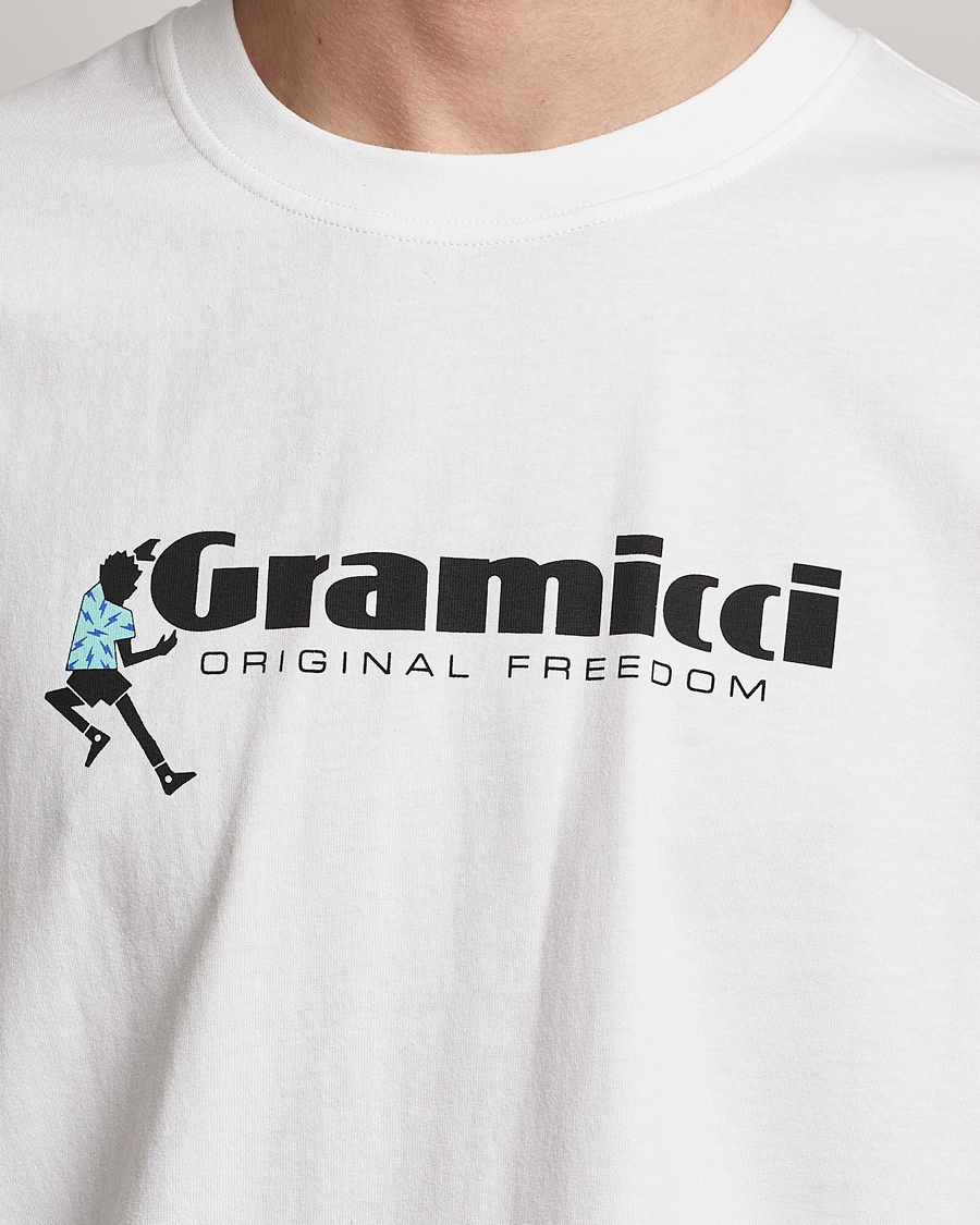Herr | T-Shirts | Gramicci | Organic Cotton Dancing Man T-Shirt White