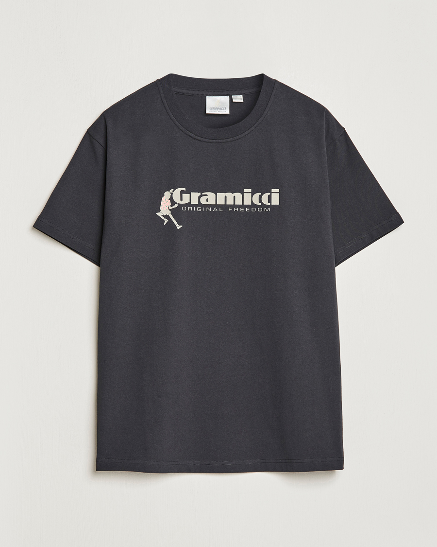 Herr | T-Shirts | Gramicci | Organic Cotton Dancing Man T-Shirt Vintage Black