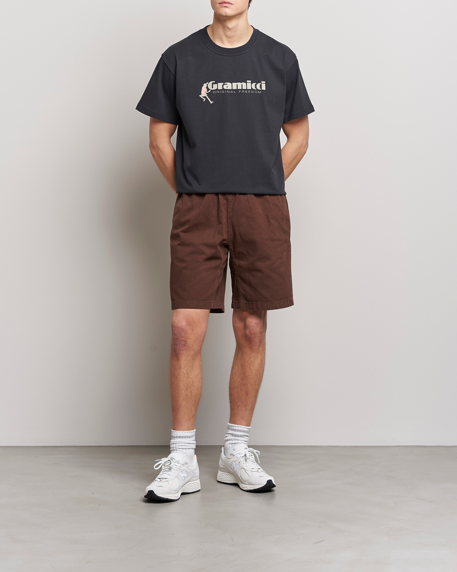 Herr | T-Shirts | Gramicci | Organic Cotton Dancing Man T-Shirt Vintage Black