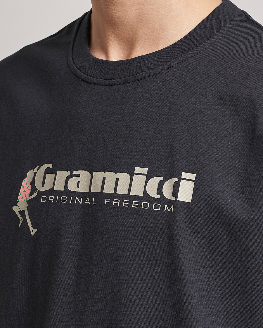 Herr | T-Shirts | Gramicci | Organic Cotton Dancing Man T-Shirt Vintage Black