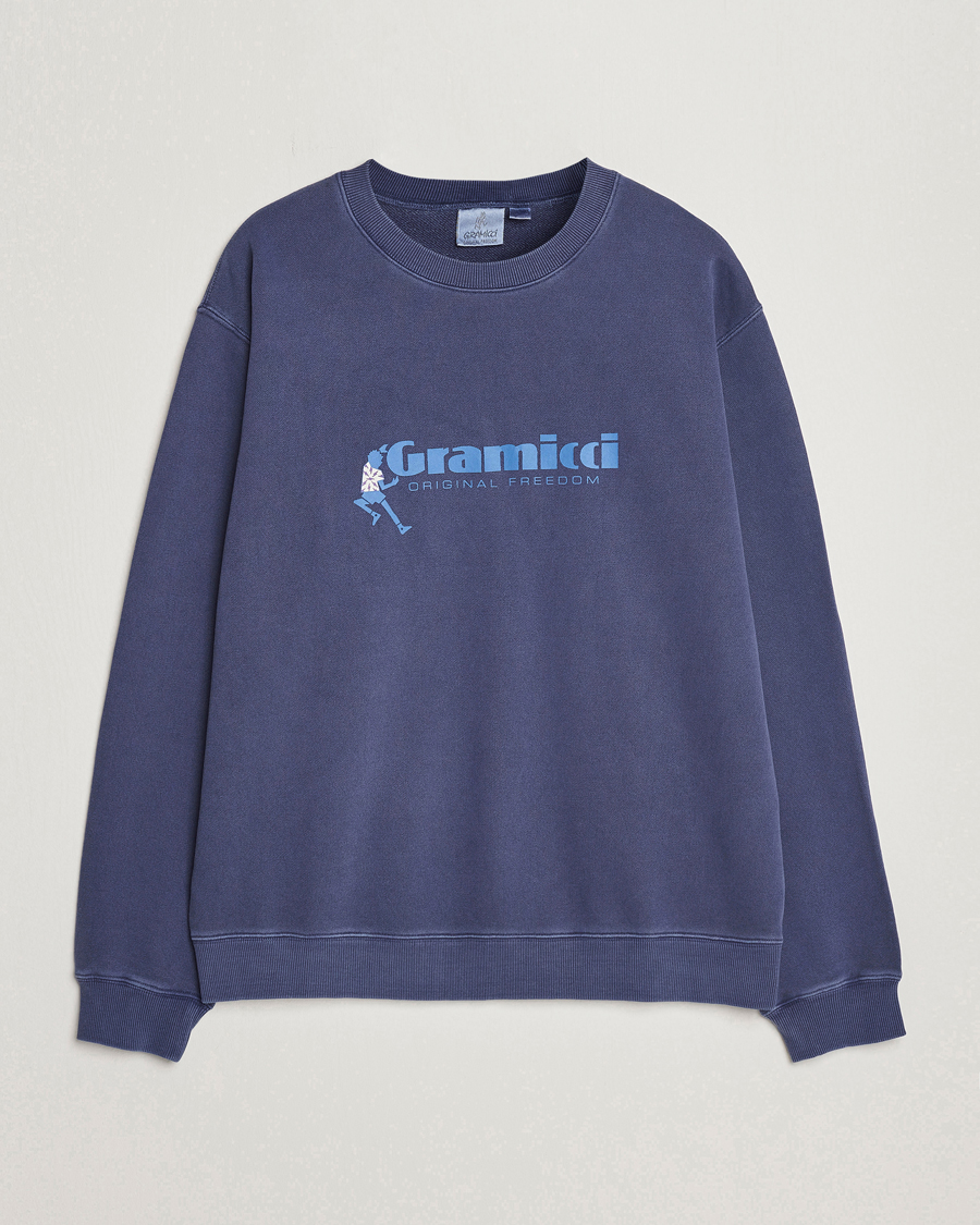 Herr | Tröjor | Gramicci | Dancing Man Sweatshirt Navy Pigment