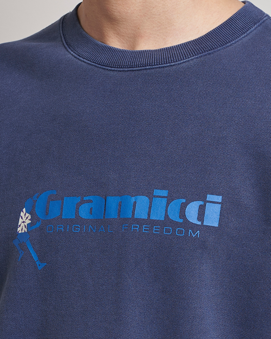 Herr | Tröjor | Gramicci | Dancing Man Sweatshirt Navy Pigment