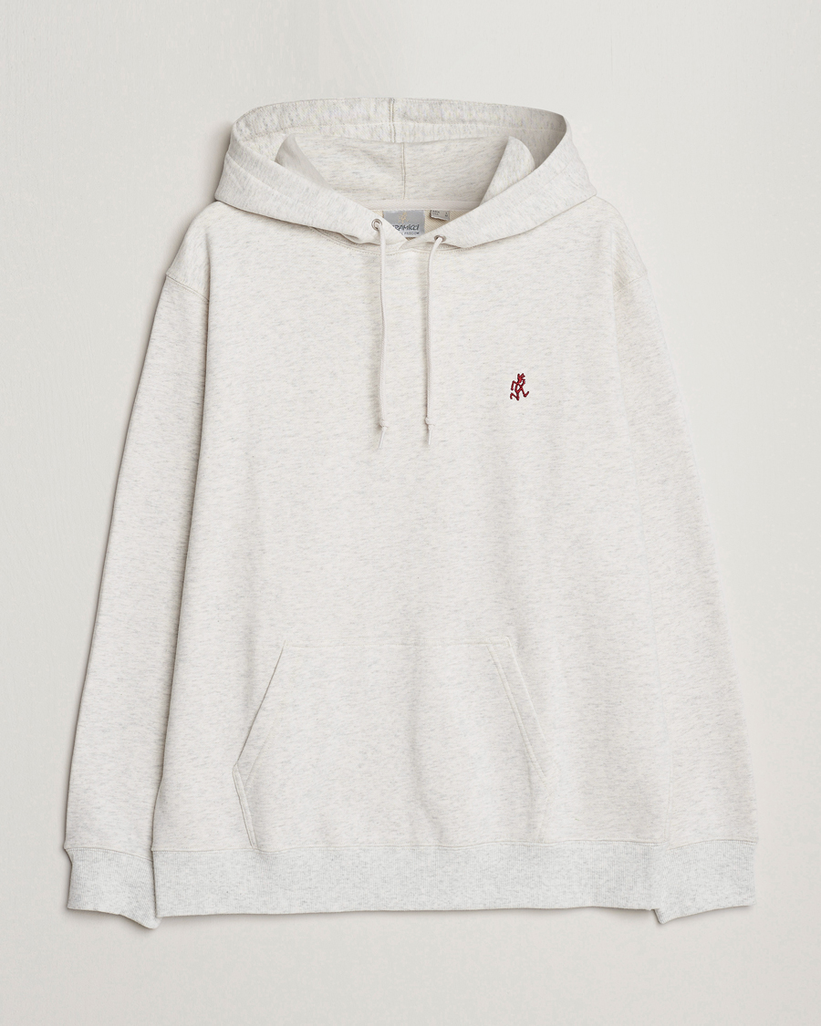 Herr | Tröjor | Gramicci | One Point Hooded Sweatshirt Ash Heather