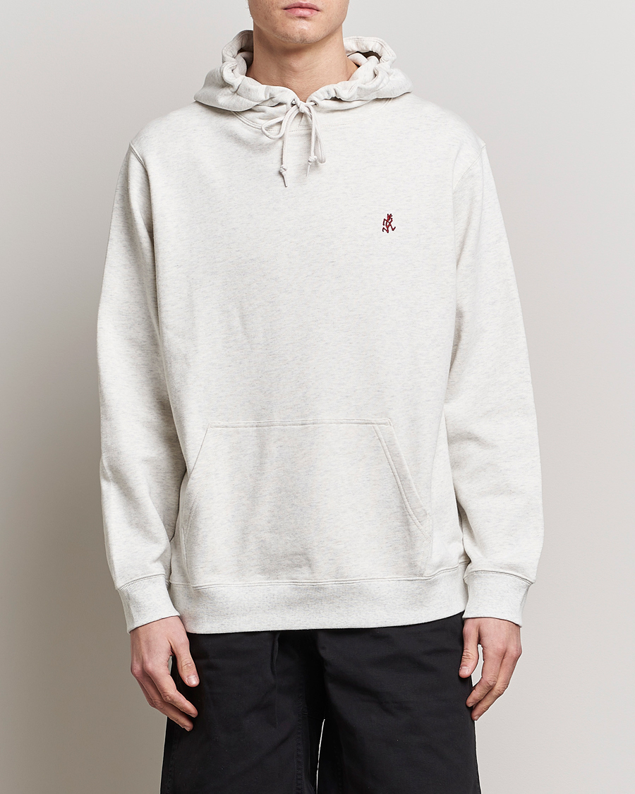 Herr | Tröjor | Gramicci | One Point Hooded Sweatshirt Ash Heather