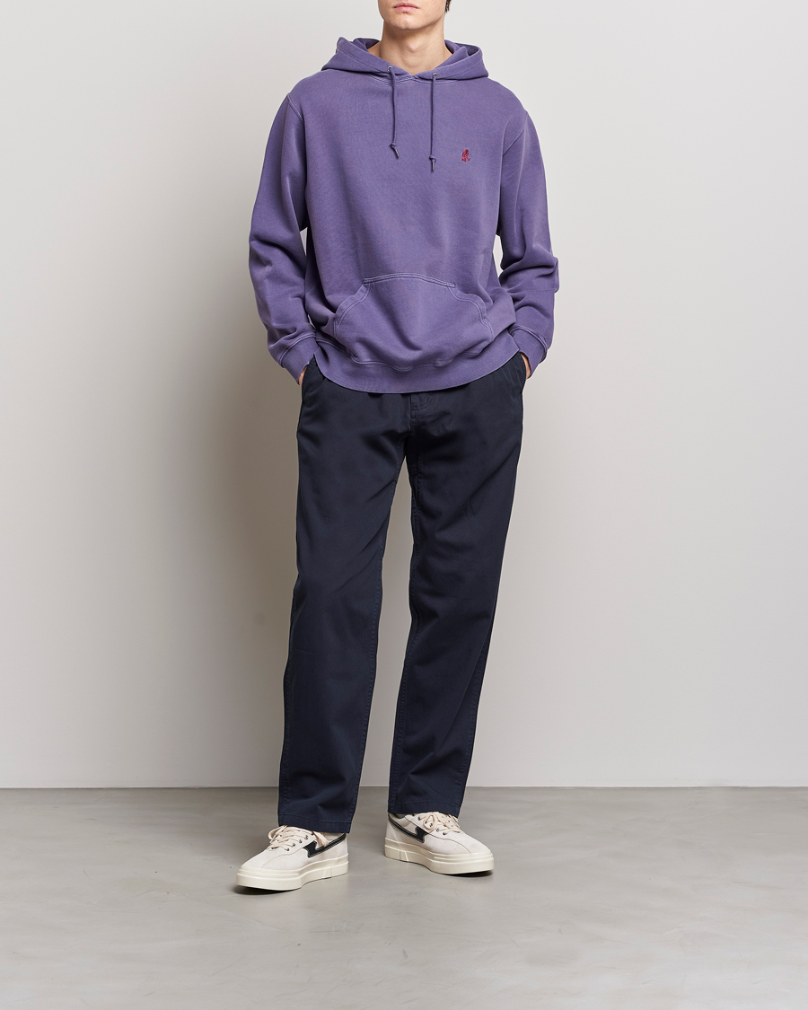 Herr | Tröjor | Gramicci | One Point Hooded Sweatshirt Purple Pigment