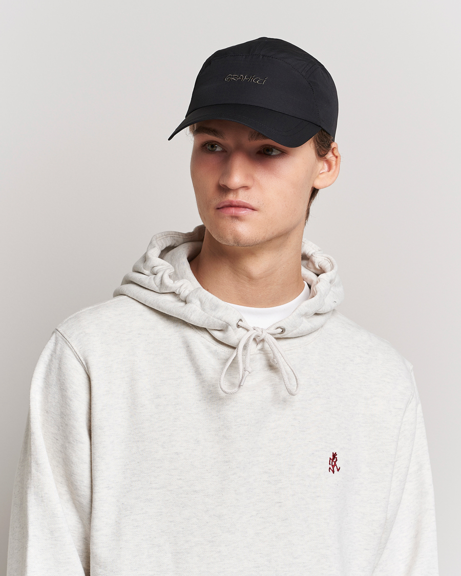 Herr | Gramicci Light Ripstop Strap Cap Black | Gramicci | Light Ripstop Strap Cap Black