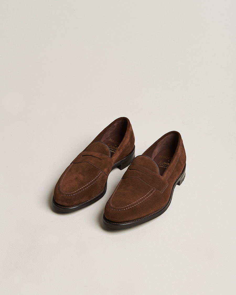 Herr | Exklusivt Care of Carl | Loake 1880 | Grant Shadow Sole Brown Suede