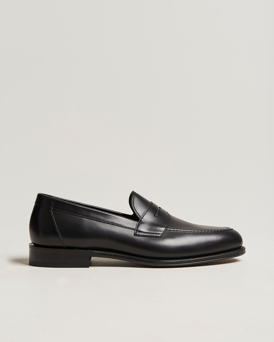 Herr | Loafers | Loake 1880 | Hornbeam Eco Penny Loafer Black Calf