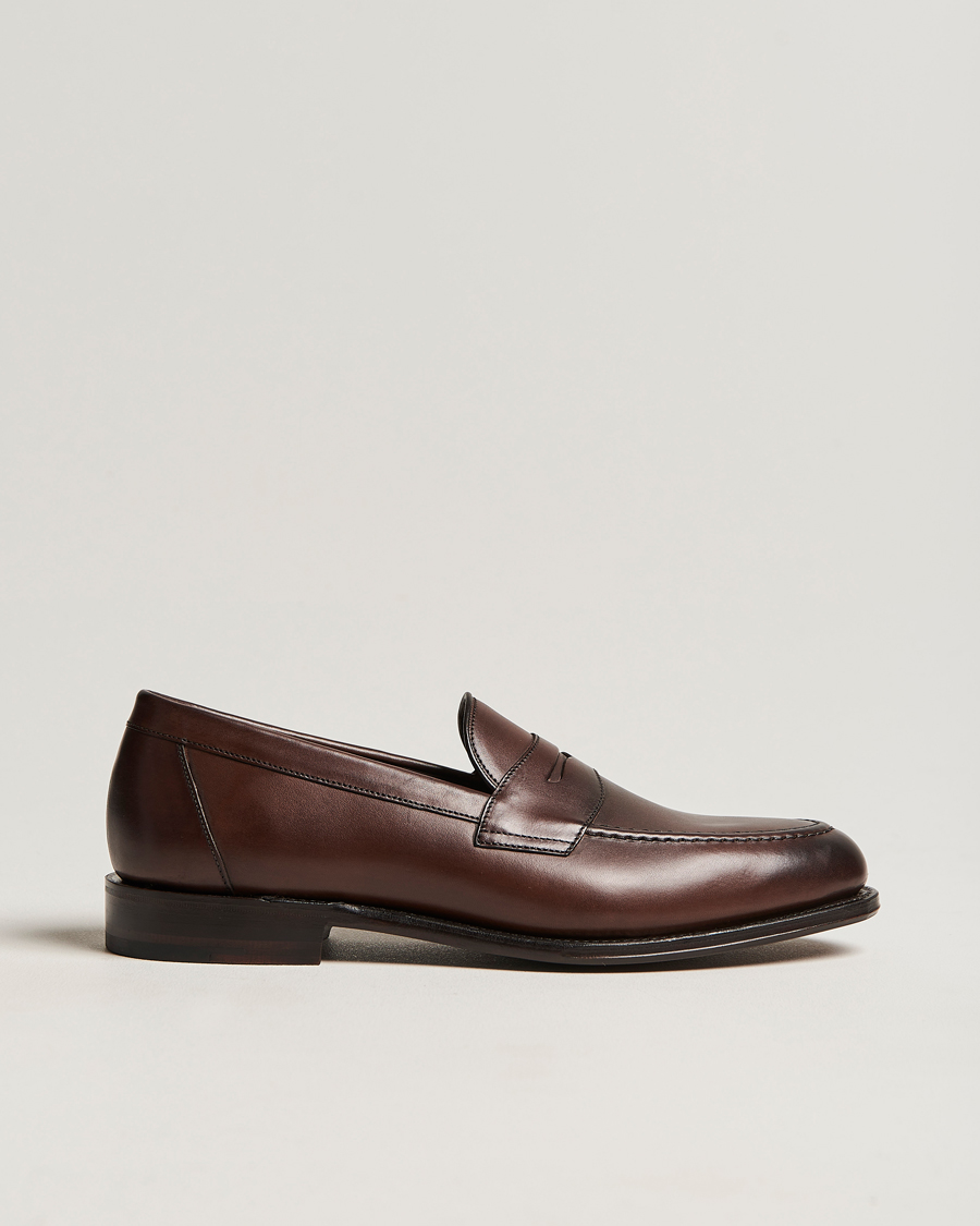 Herr | Loafers | Loake 1880 | Hornbeam Eco Penny Loafer Walnut