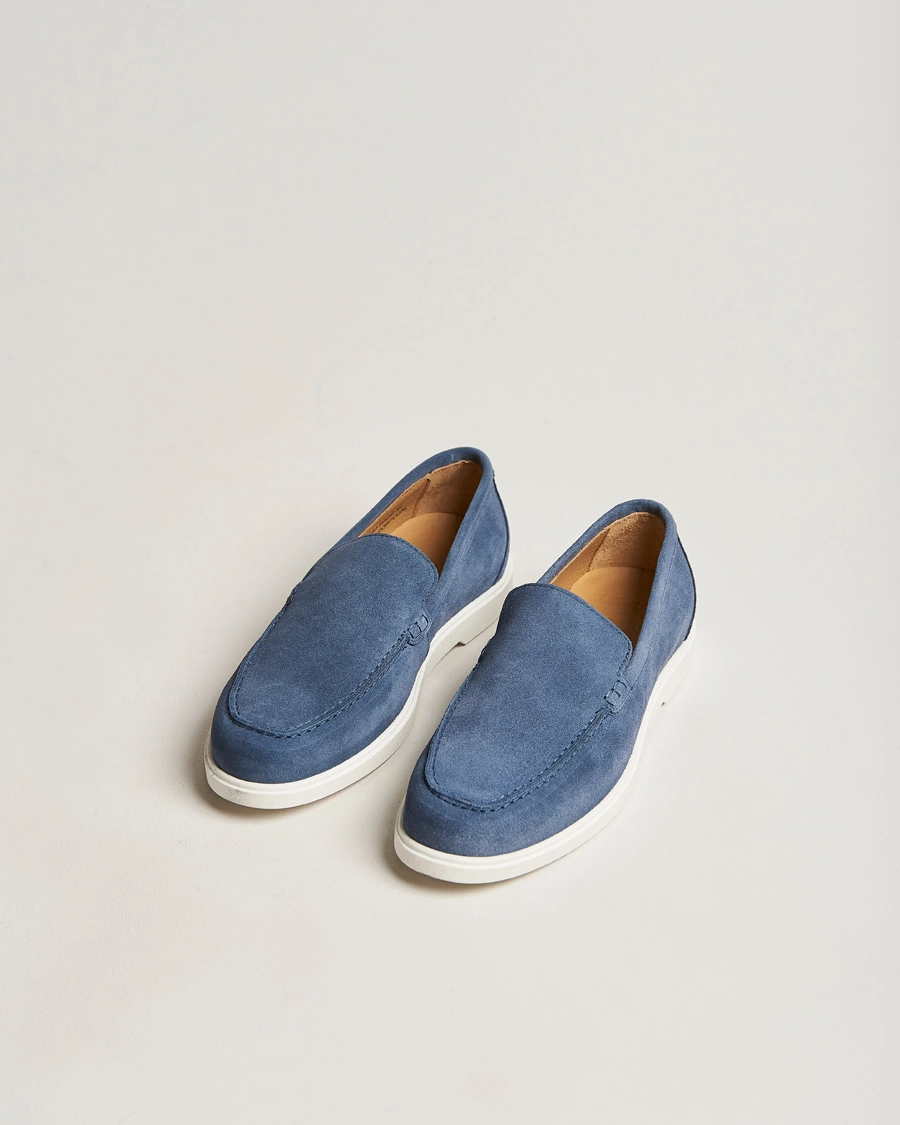 Herr | Skor | Loake 1880 | Tuscany Suede Loafer Denim