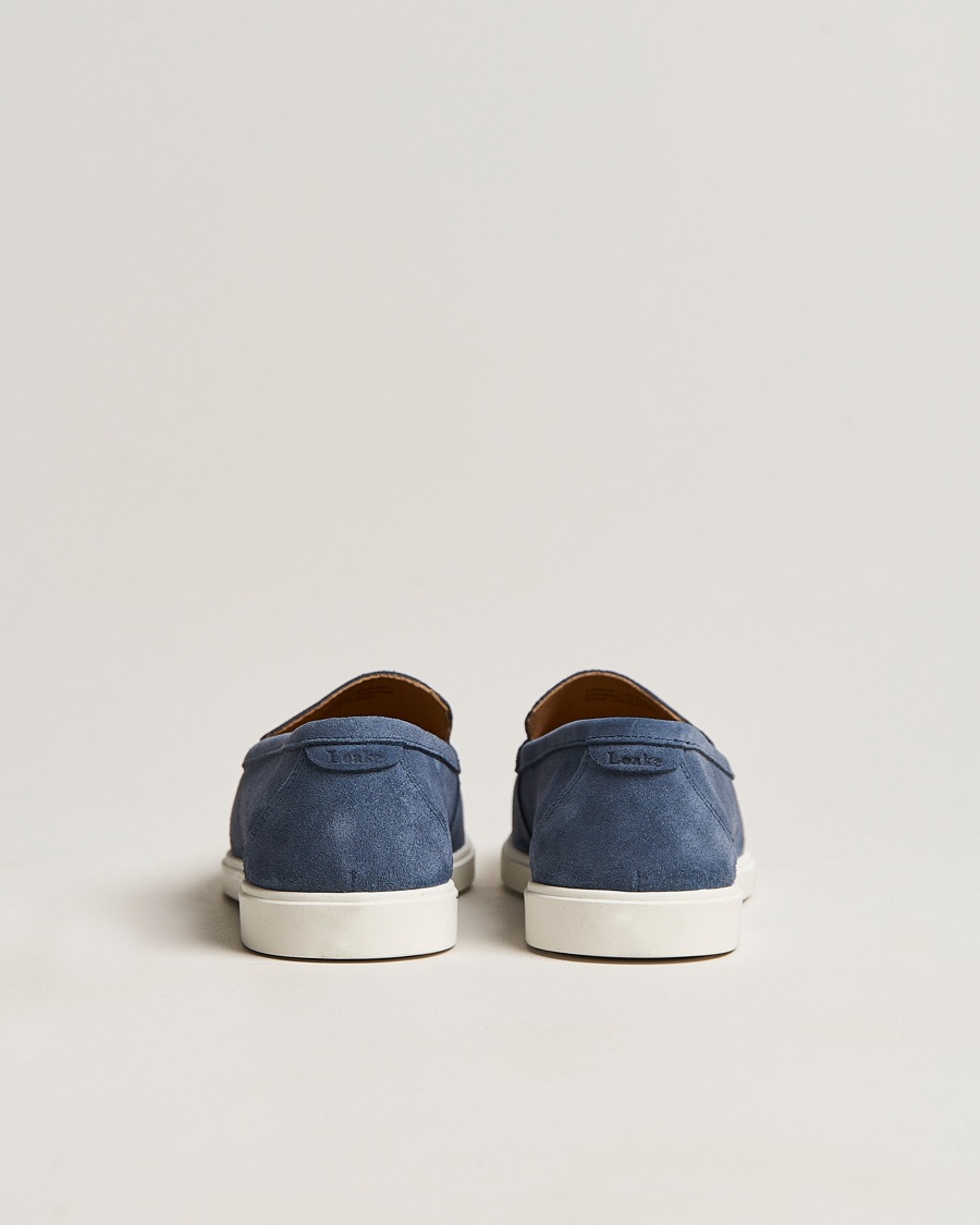 Herr | Loafers | Loake Shoemakers | Tuscany Suede Loafer Denim