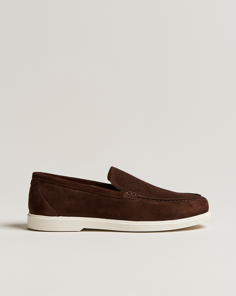 Herr | Loafers | Loake 1880 | Tuscany Suede Loafer Chocolate