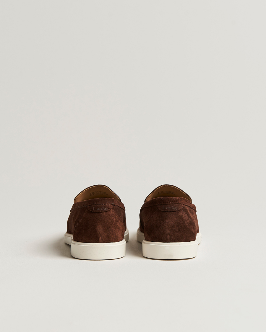Herr | Loafers | Loake 1880 | Tuscany Suede Loafer Chocolate