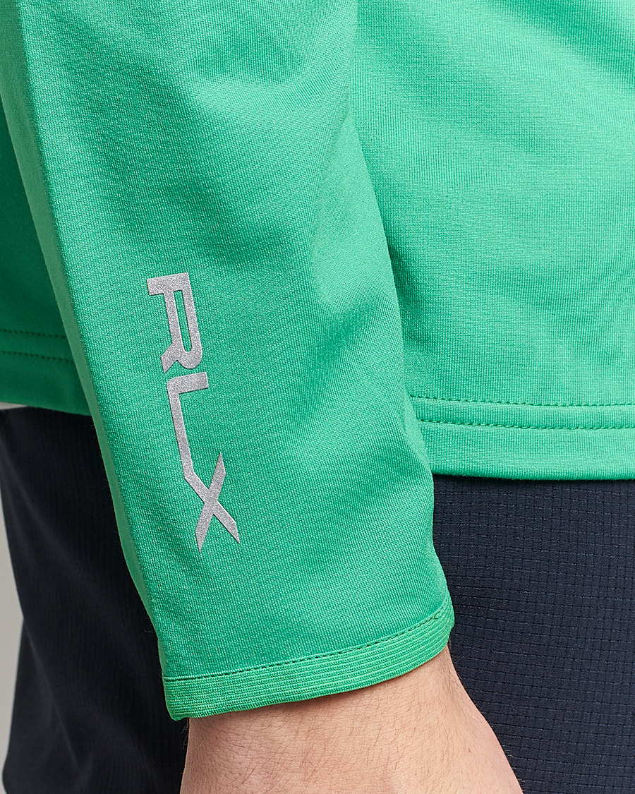 Herr | Tröjor | RLX Ralph Lauren | Luxury Jersey Half Zip Vineyard Green