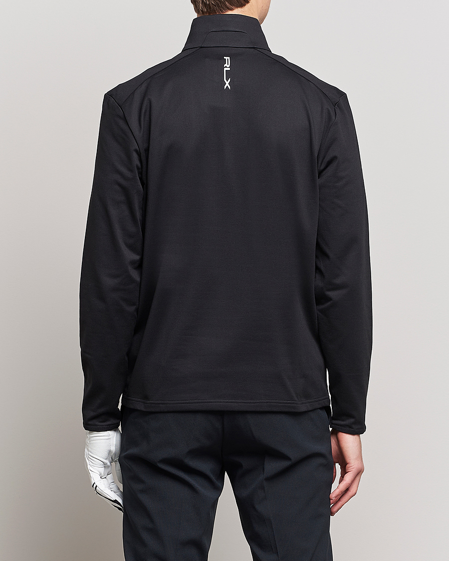 Herr | Tröjor | RLX Ralph Lauren | Luxury Jersey Half Zip Black