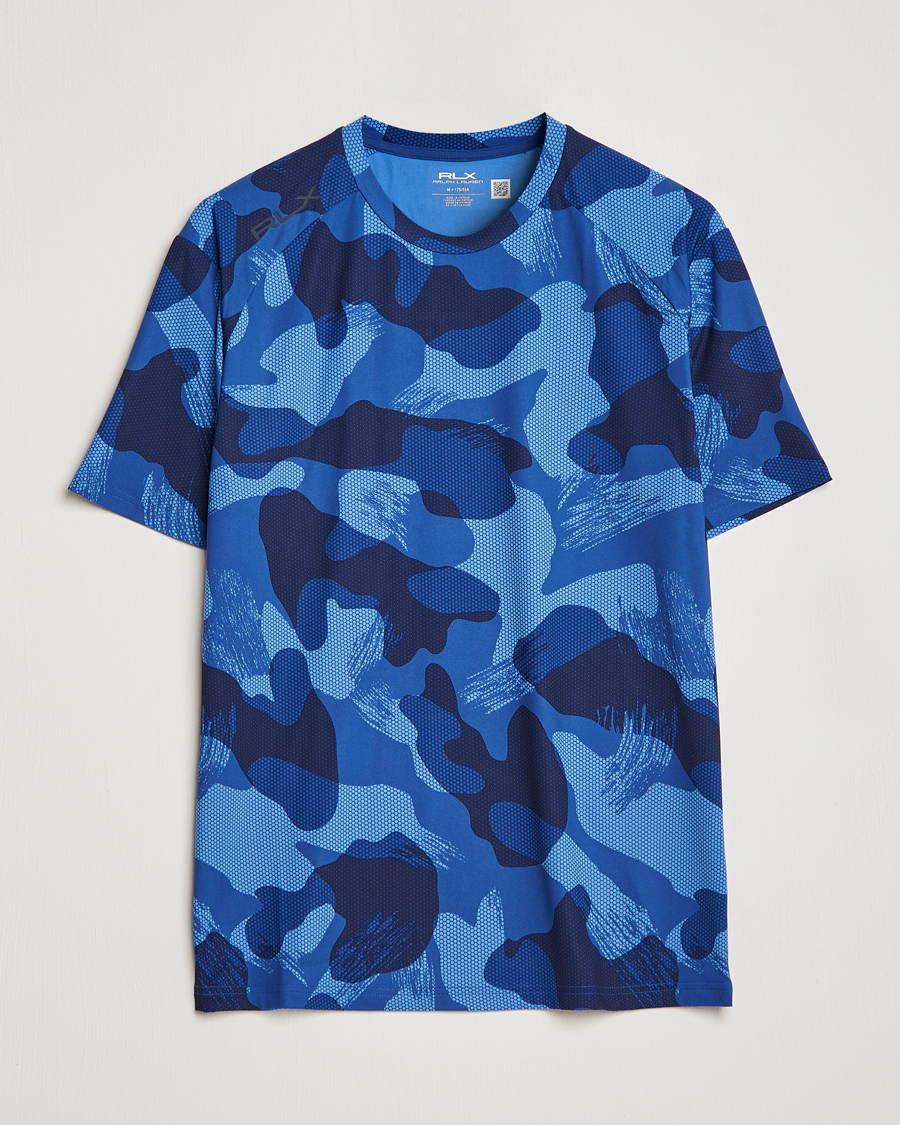 Herr | T-Shirts | RLX Ralph Lauren | Airflow Performance T-Shirt Royal Navy Camo