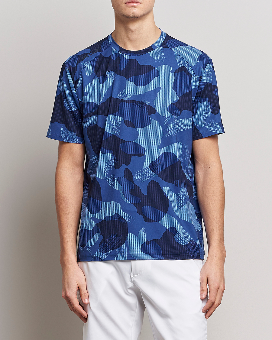 Herr | T-Shirts | RLX Ralph Lauren | Airflow Performance T-Shirt Royal Navy Camo