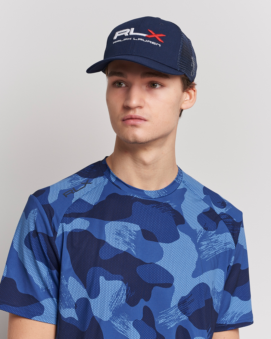 Herr | RLX Ralph Lauren Golf Trucker Cap French Navy | RLX Ralph Lauren | Golf Trucker Cap French Navy