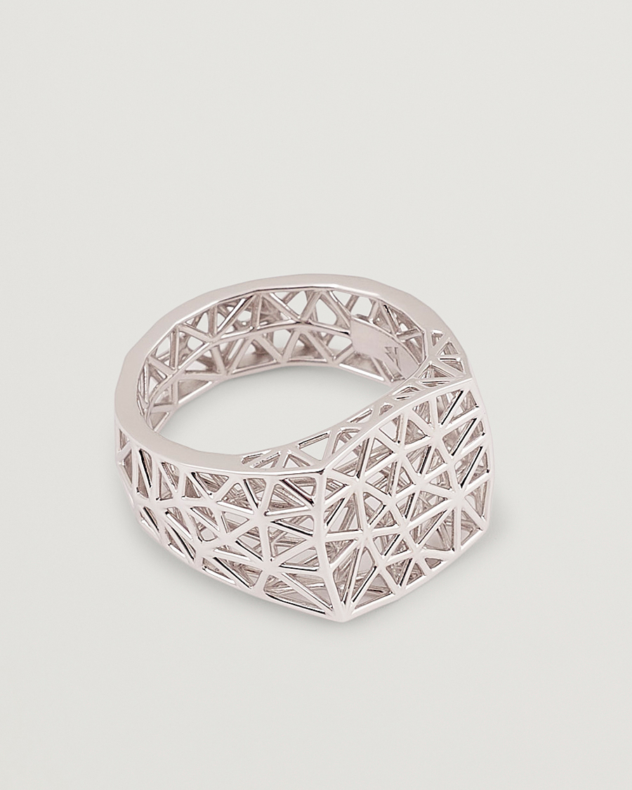 Herr | Tom Wood Mesh Ring Silver | Tom Wood | Mesh Ring Silver