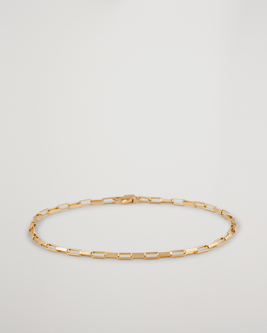 Herr | Tom Wood Billie Bracelet Gold | Tom Wood | Billie Bracelet Gold