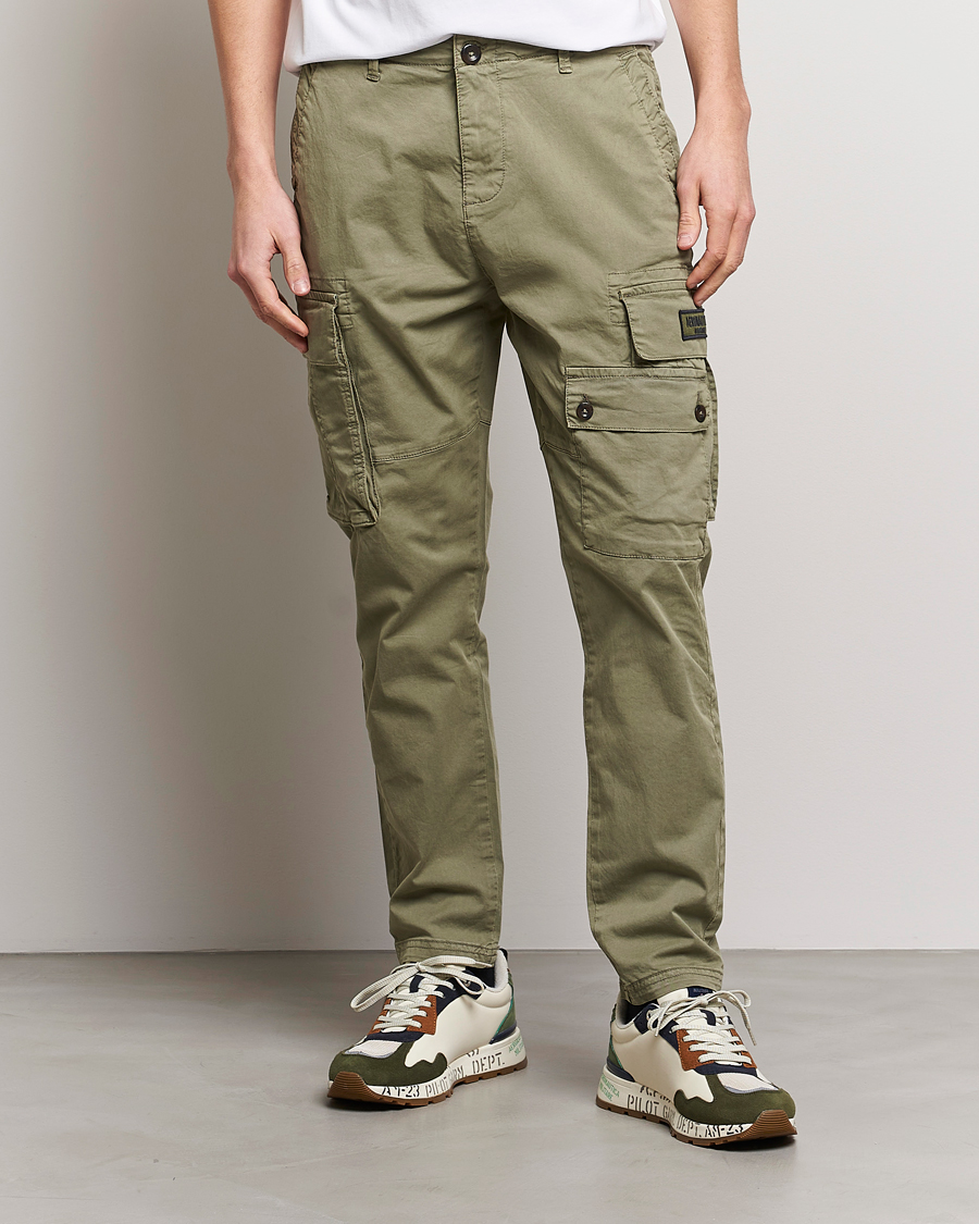 Herr | Aeronautica Militare | Aeronautica Militare | Soft Twill Pocket Pants Sage