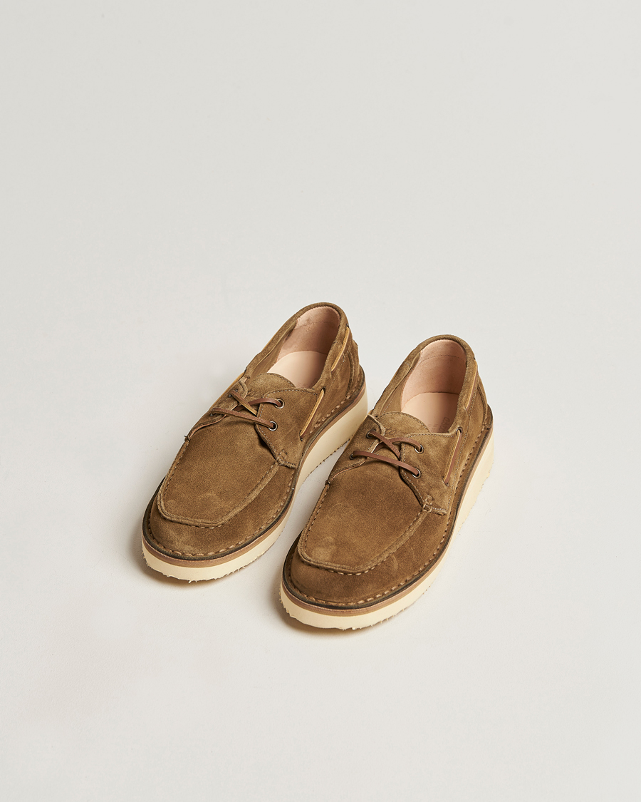 Herr | Astorflex Boatflex Moccasin Stone Suede | Astorflex | Boatflex Moccasin Stone Suede