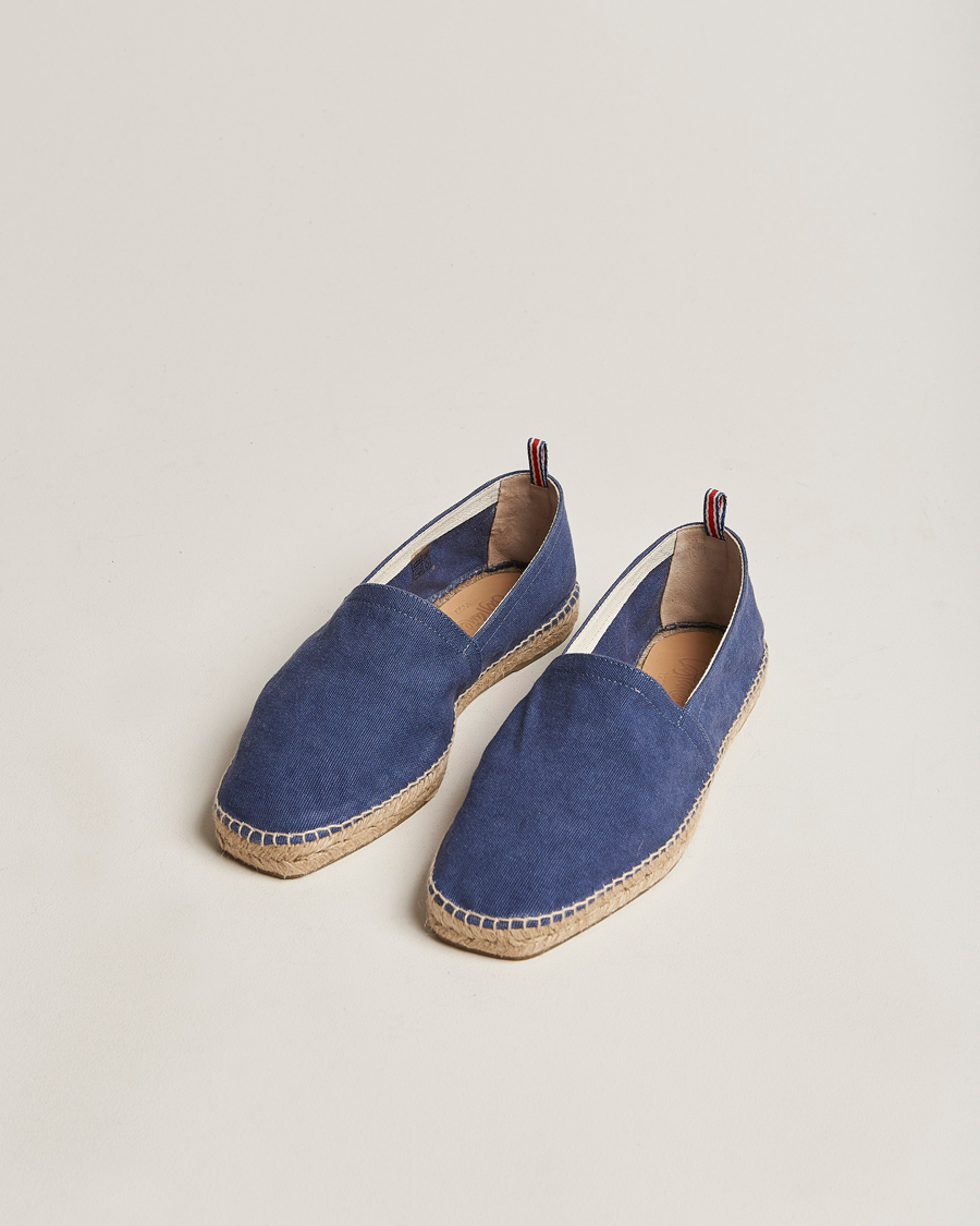 Herr | Castañer Pablo Washed Canvas Espadrilles Azul | Castañer | Pablo Washed Canvas Espadrilles Azul
