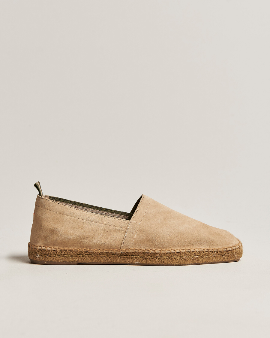 Herr | Castañer Pablo Casual Suede Espadrilles Cream | Castañer | Pablo Casual Suede Espadrilles Cream