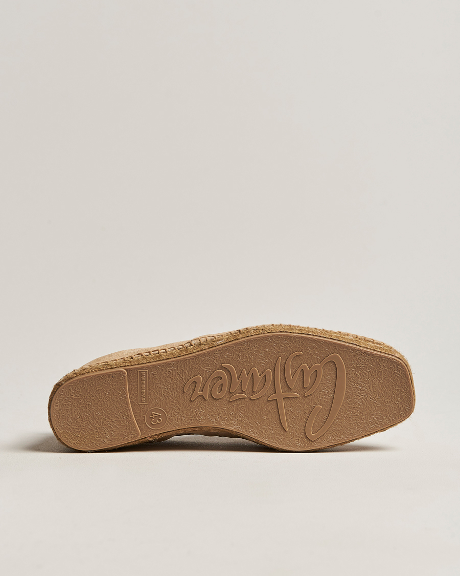 Herr | Castañer Pablo Casual Suede Espadrilles Cream | Castañer | Pablo Casual Suede Espadrilles Cream
