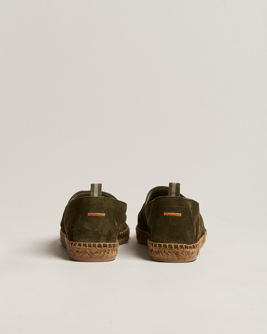 Herr | Castañer Pablo Casual Suede Espadrilles Musgo | Castañer | Pablo Casual Suede Espadrilles Musgo