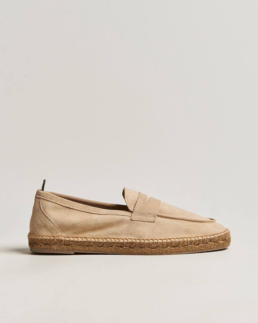 Herr | Castañer Nacho Casual Suede Loafers Cream | Castañer | Nacho Casual Suede Loafers Cream