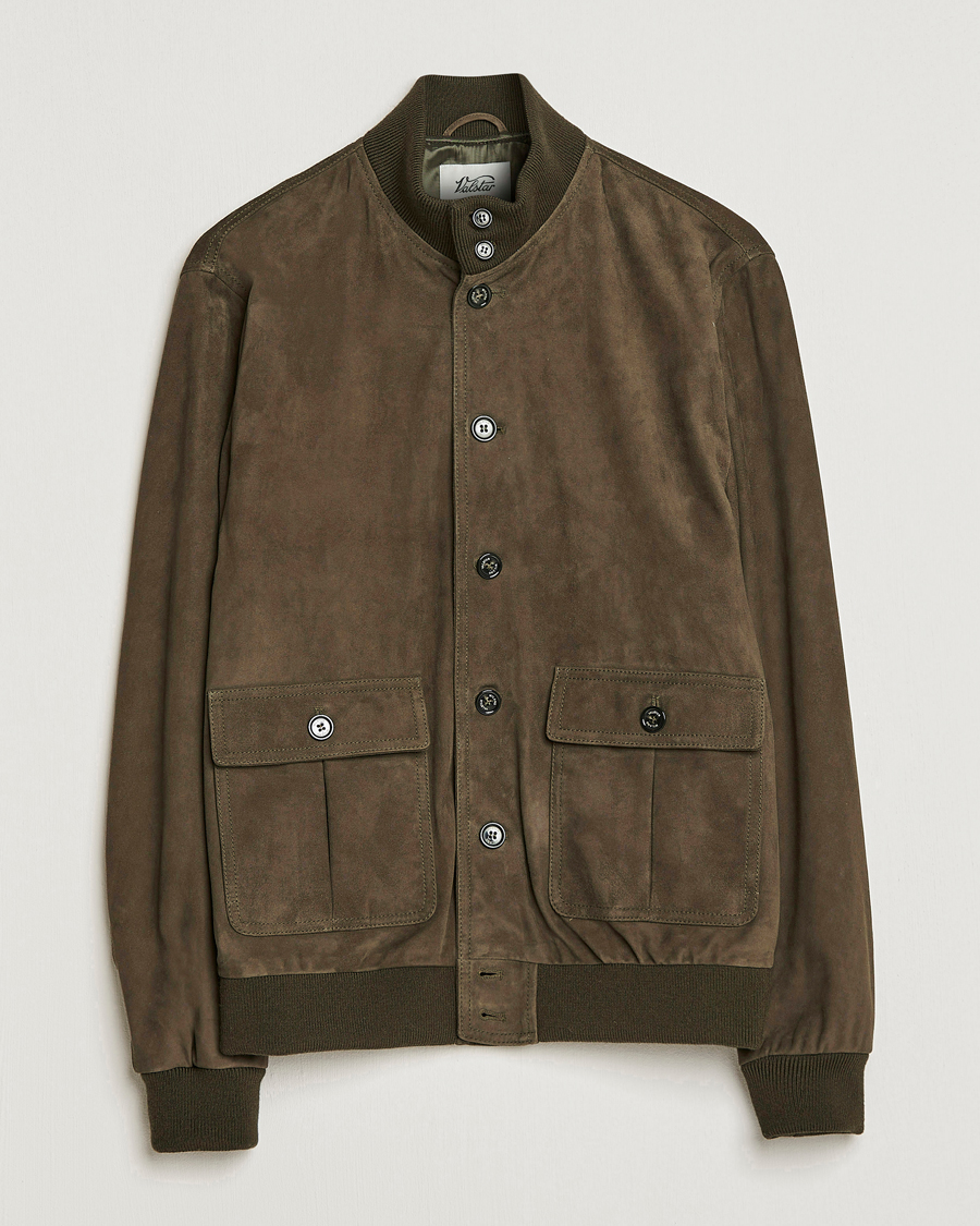 Herr | Jackor | Valstar | Valstarino Suede Jacket Muschio