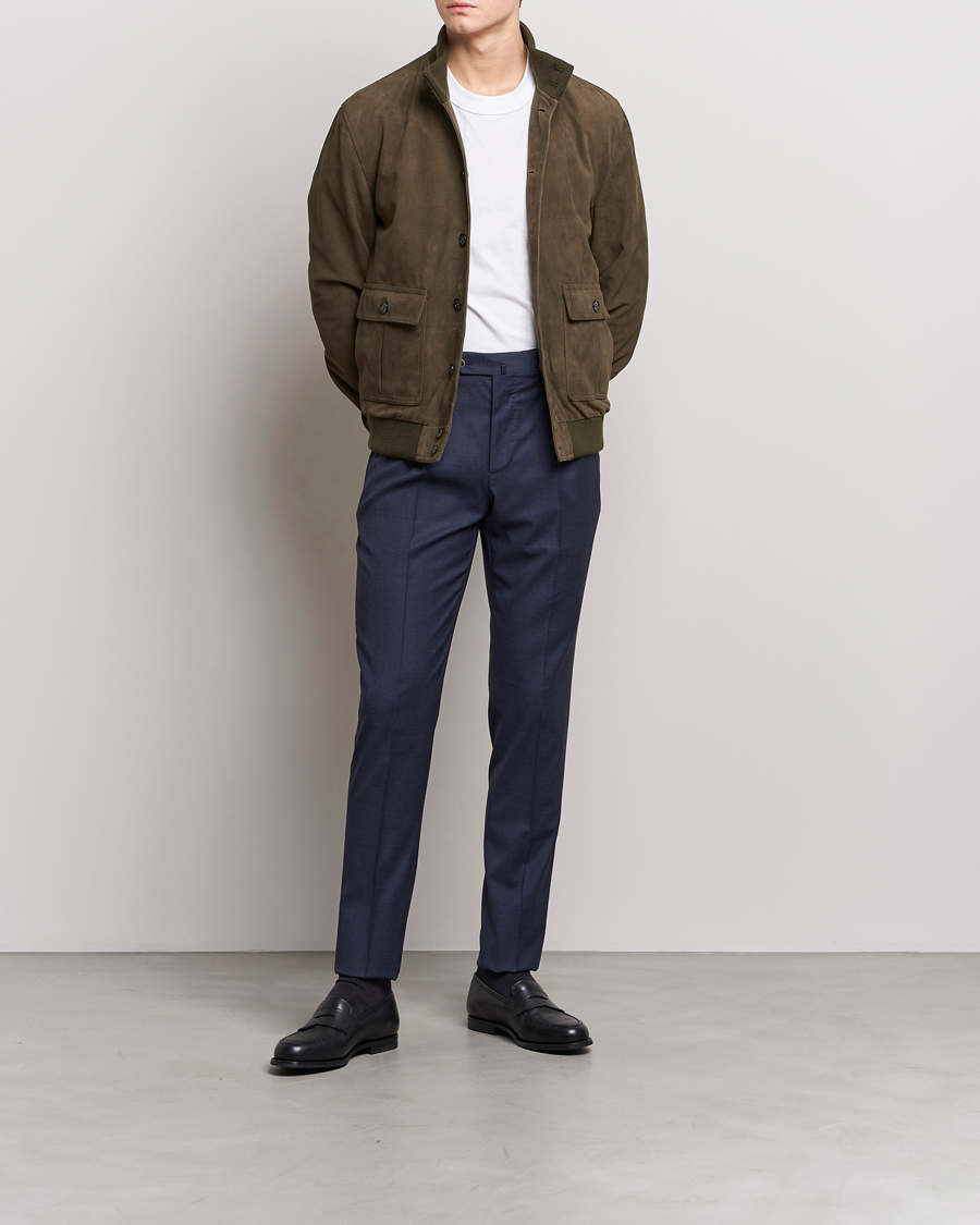 Herr | Jackor | Valstar | Valstarino Suede Jacket Muschio