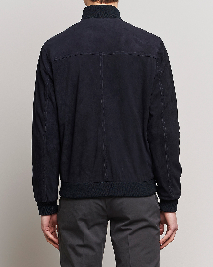 Herr | Jackor | Valstar | Valstarino Suede Jacket Navy