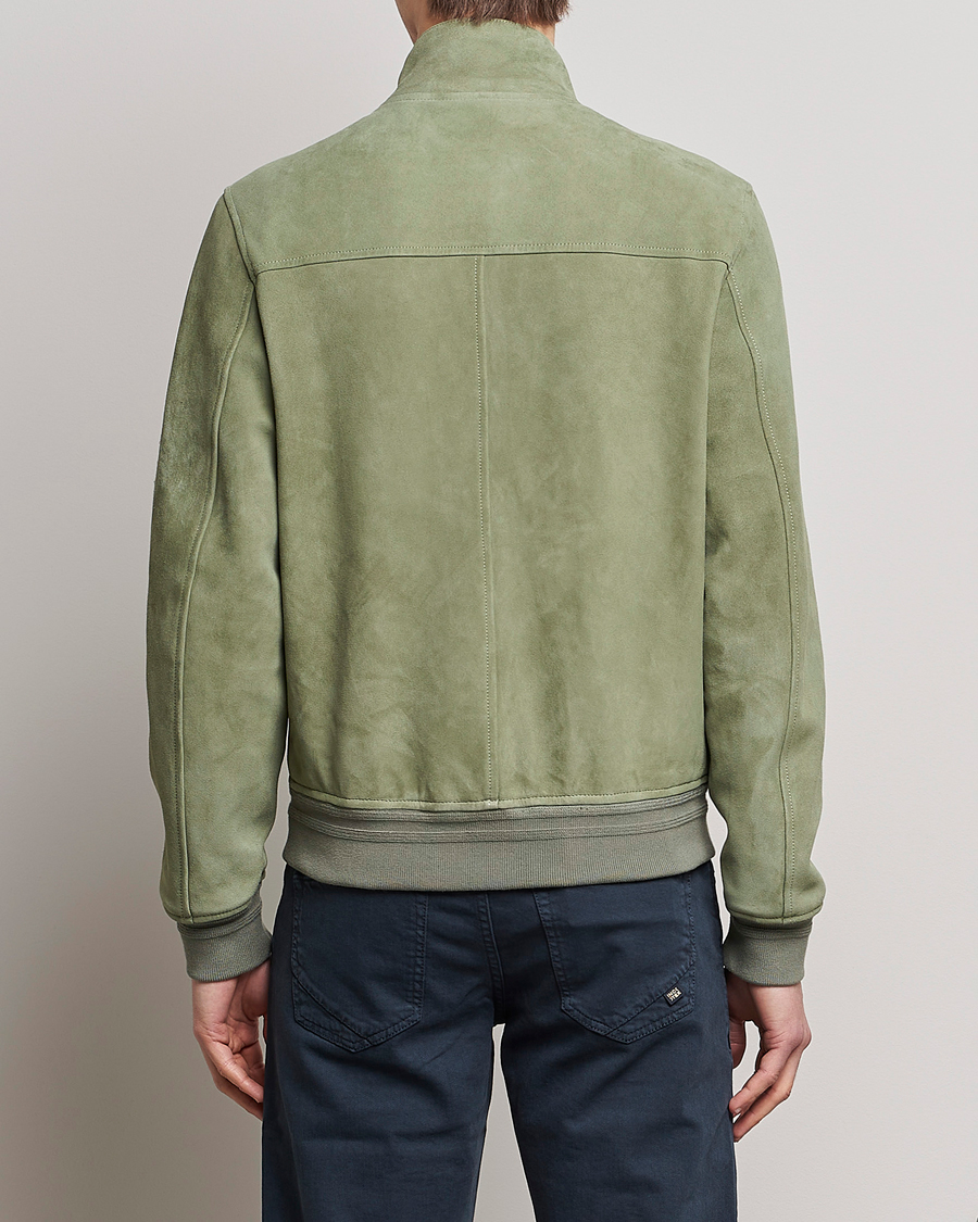 Herr | Jackor | Valstar | Suede Zip Blouson Cardo