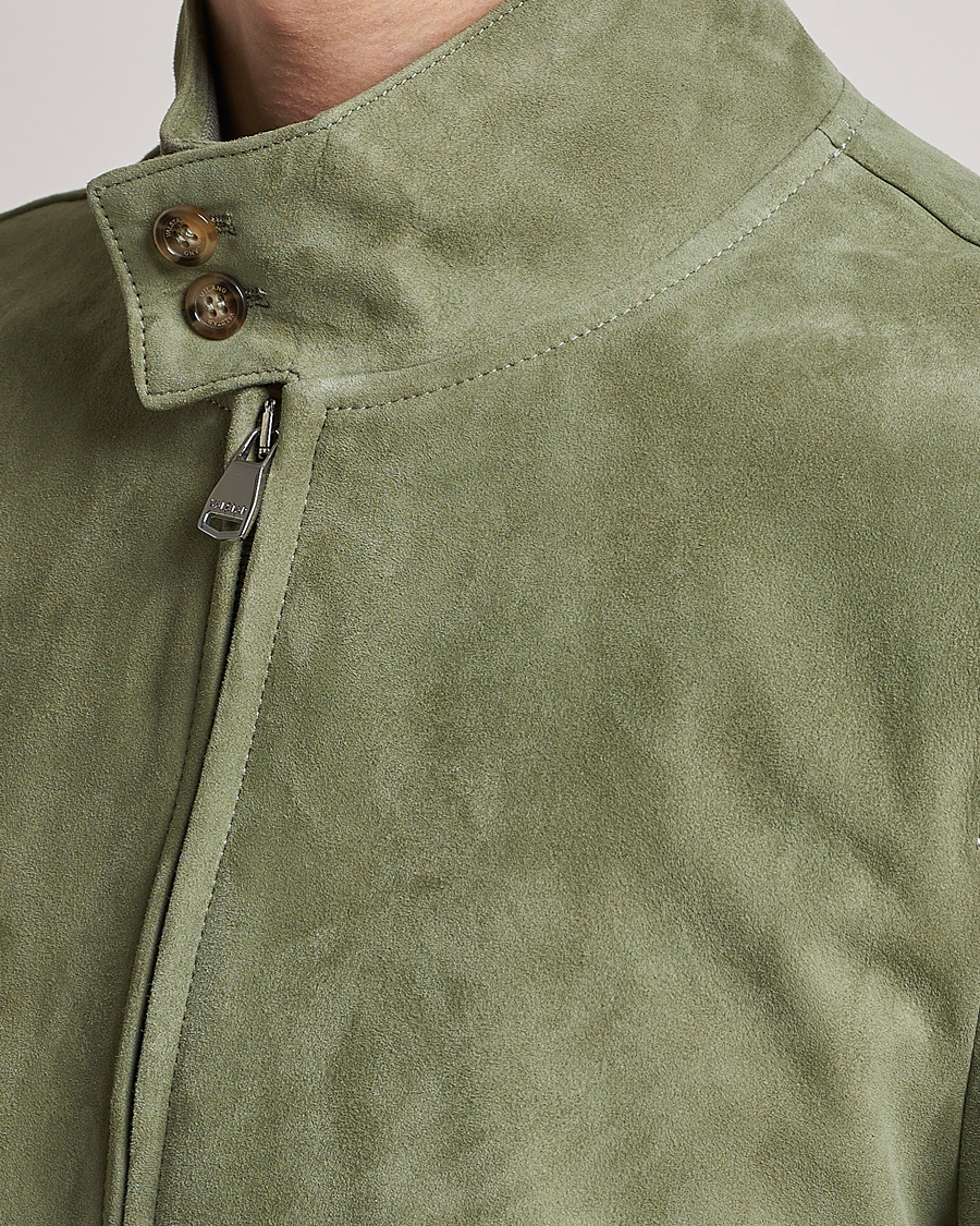 Herr | Jackor | Valstar | Suede Zip Blouson Cardo