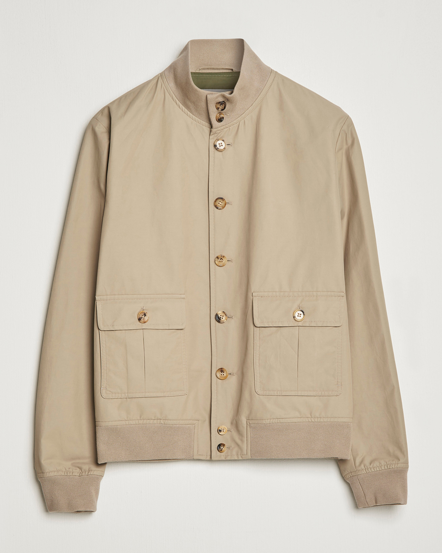 Herr | Jackor | Valstar | Valstarino Water Repellent Cotton Jacket Beige