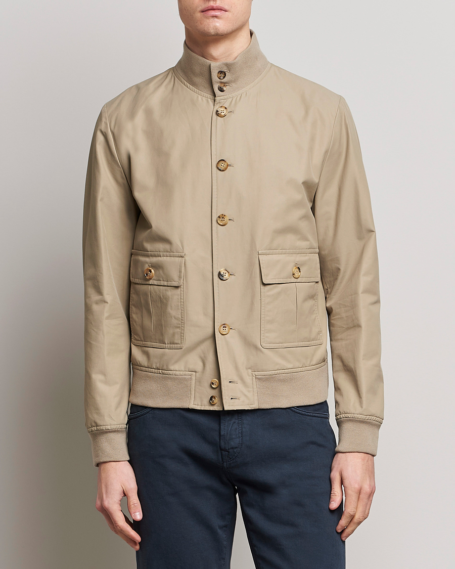 Herr | Valstar | Valstar | Valstarino Water Repellent Cotton Jacket Beige