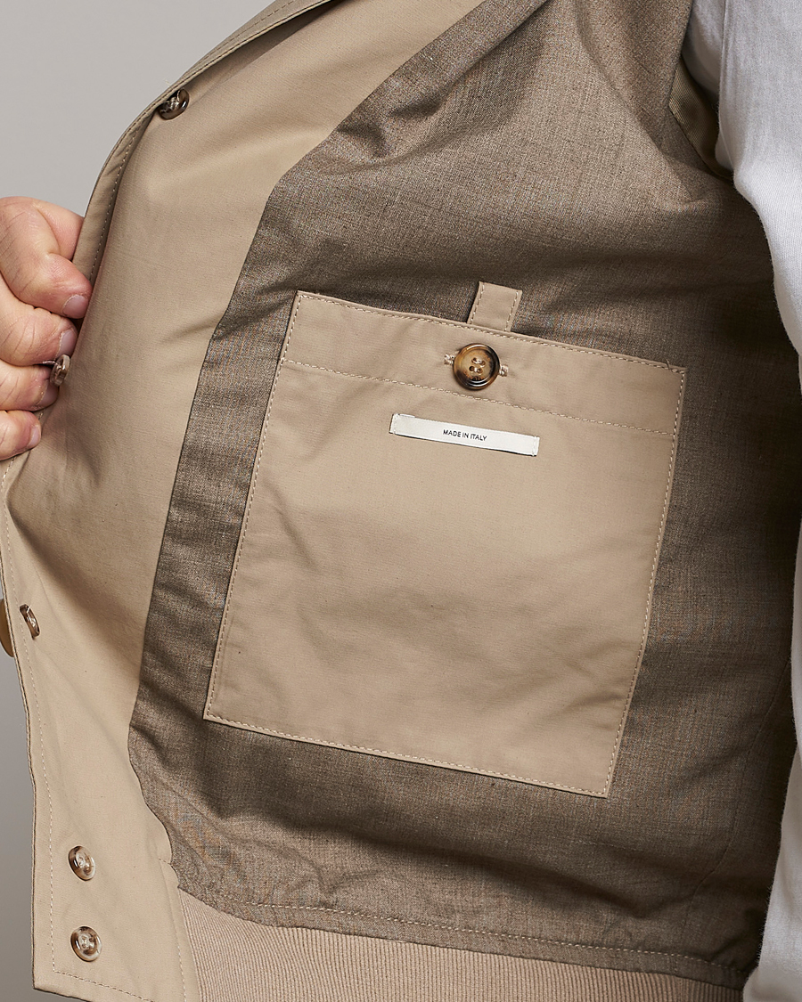 Herr | Jackor | Valstar | Valstarino Water Repellent Cotton Jacket Beige