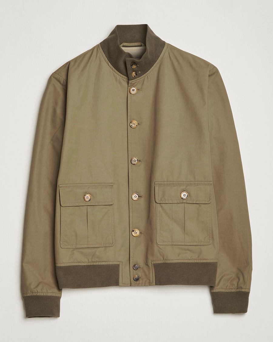 Herr | Jackor | Valstar | Valstarino Water Repellent Cotton Jacket Olive