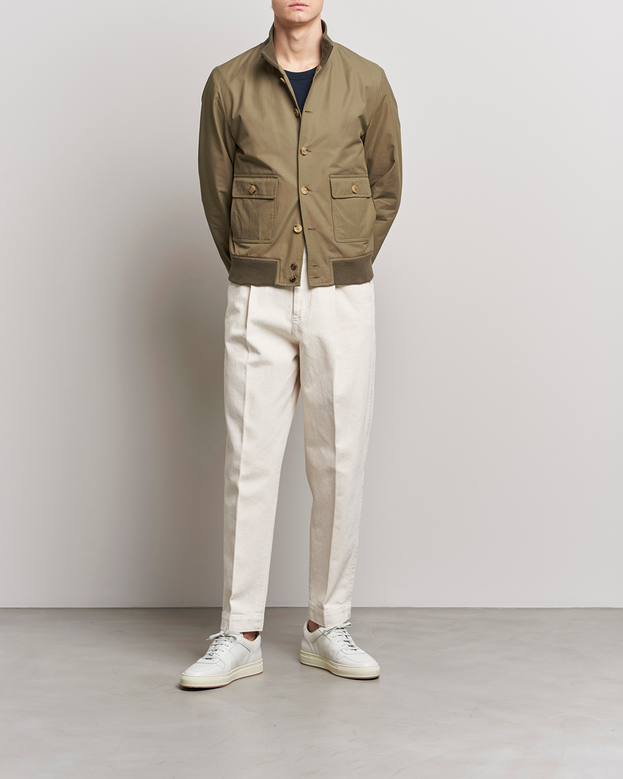 Herr | Jackor | Valstar | Valstarino Water Repellent Cotton Jacket Olive