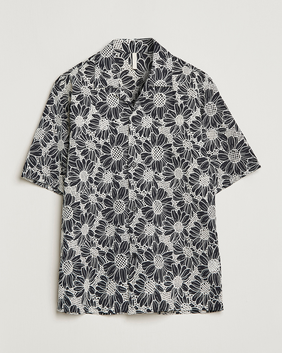 Herr | Skjortor | Sunflower | Cayo Floral Short Sleeve Shirt Black
