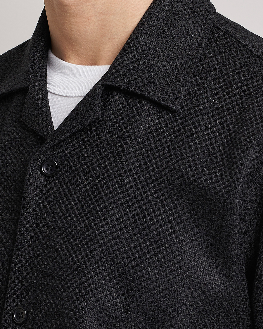 Herr | Skjortor | Sunflower | Coco Short Sleeve Cabana Shirt Black