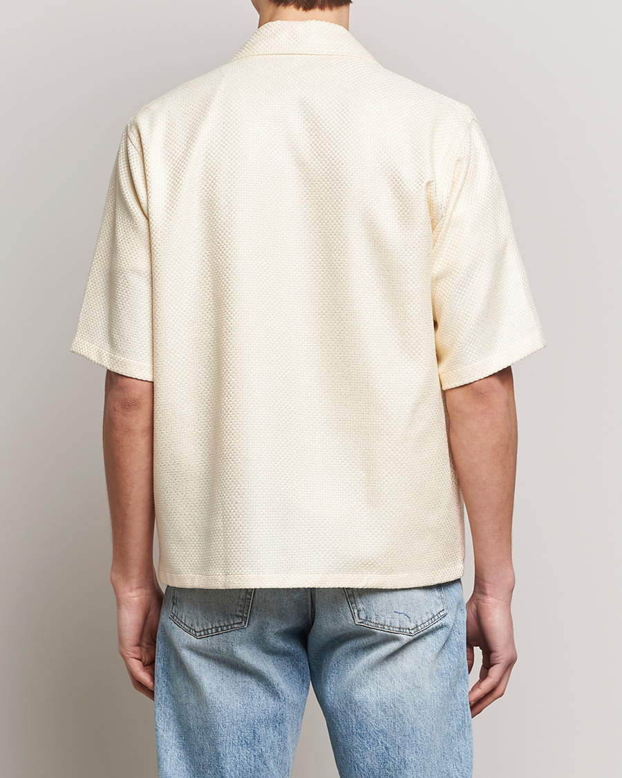 Herr | Skjortor | Sunflower | Coco Short Sleeve Cabana Shirt Off White
