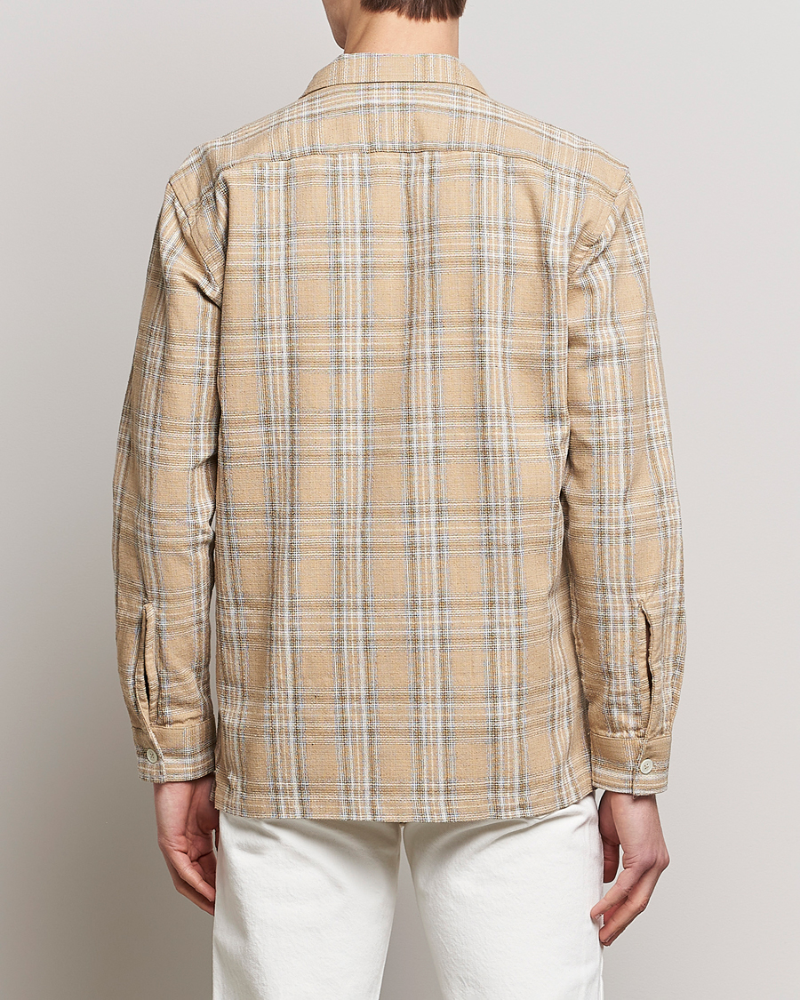 Herr | Skjortor | Sunflower | Spacey Long Sleeve Shirt Khaki Check