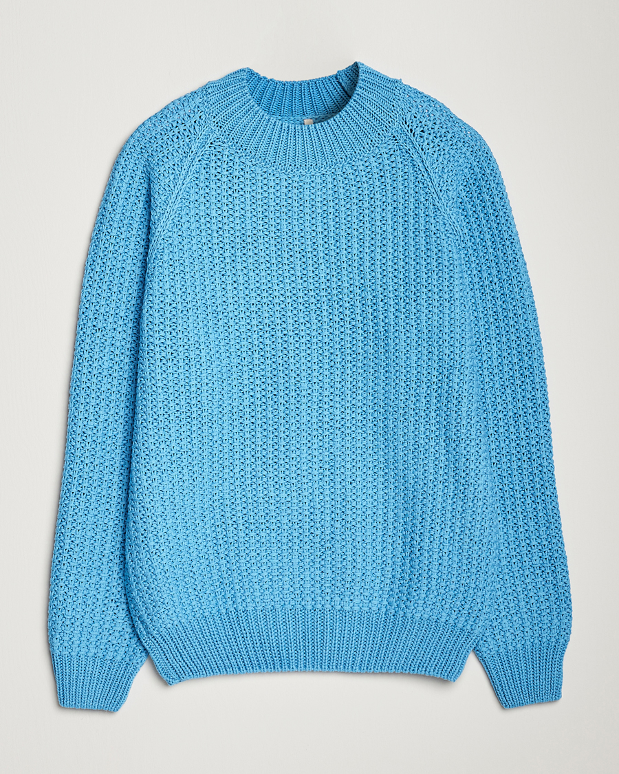 Herr | Tröjor | Sunflower | Tape Heavy Sweater Blue