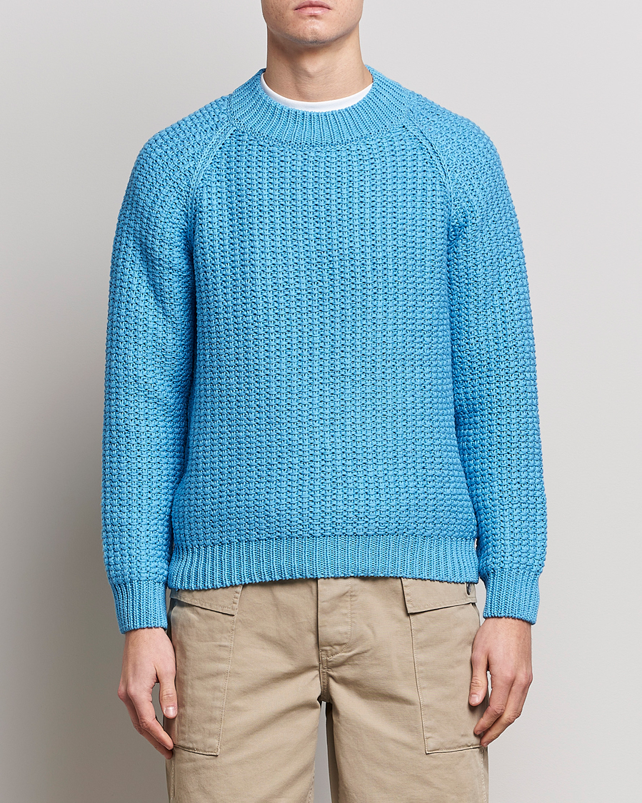 Herr | Tröjor | Sunflower | Tape Heavy Sweater Blue